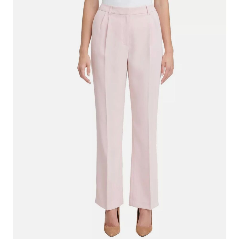 Tommy Hilfiger Light Pink Straight-Leg Trousers